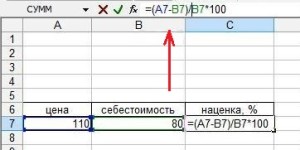 как посчитать наценку в процентах